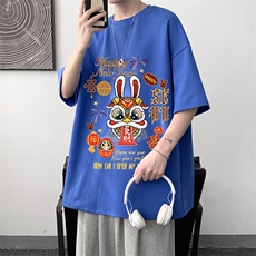 纯棉短袖t恤男大码半袖打底衫宽松体恤衫DX17299-P20大皂风，男装T恤，电商A040