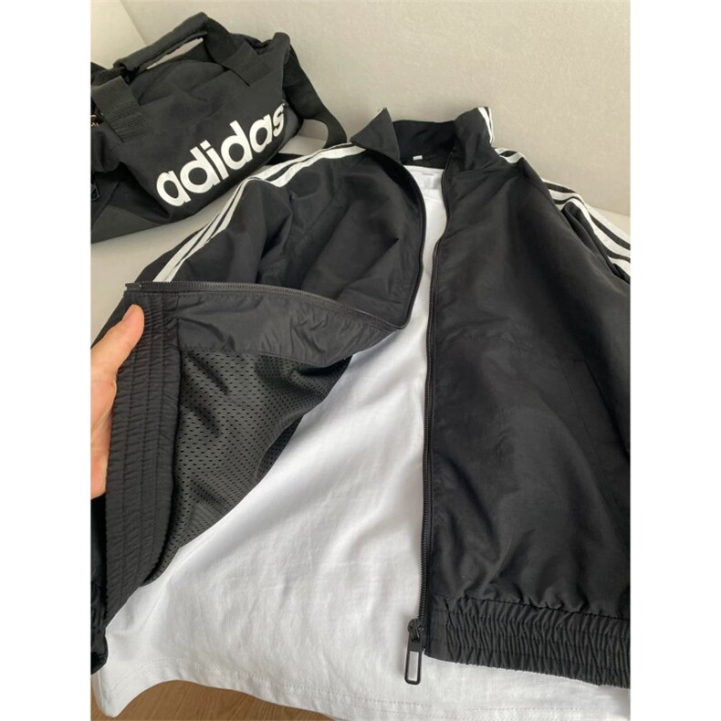 【档口现货】DJK7533-批58藏青色软壳立领冲锋衣男美式三条杠外套,男装夹克,星座603-2