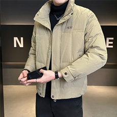 37868-M-3XL-P205标50绒店主风冬季男士休闲纯色立领羽绒服男，男装羽绒服，电商B255