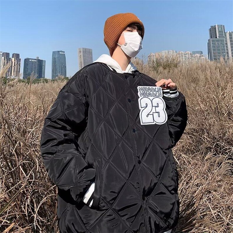 棉服男士韩版潮流棒球服休闲夹克休闲外套男 CC025-P65图片
