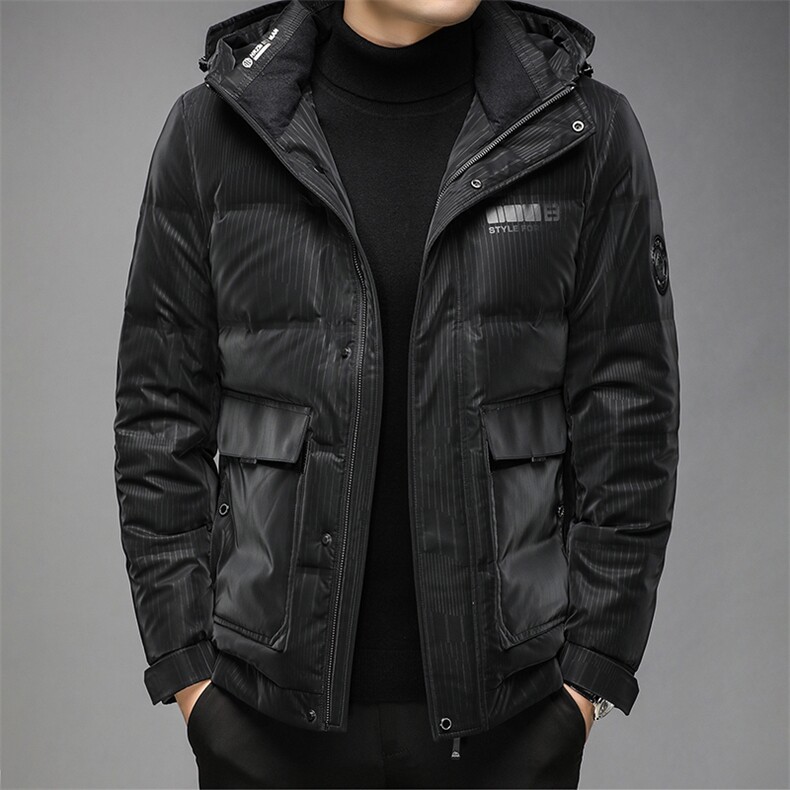 AN9830钱塘2020-3秋冬新款男士连帽休闲保暖羽绒服外套P285图片