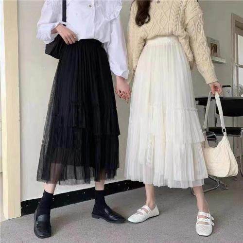 2021春季网纱半裙，女装半身裙，曼希野