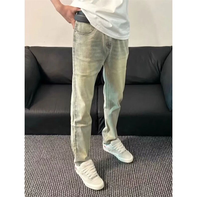 1506-1/KK0351/P44港风潮男夏季新款个性字母牛仔裤嘻哈ins潮高街,男装牛仔裤,星座1506-1