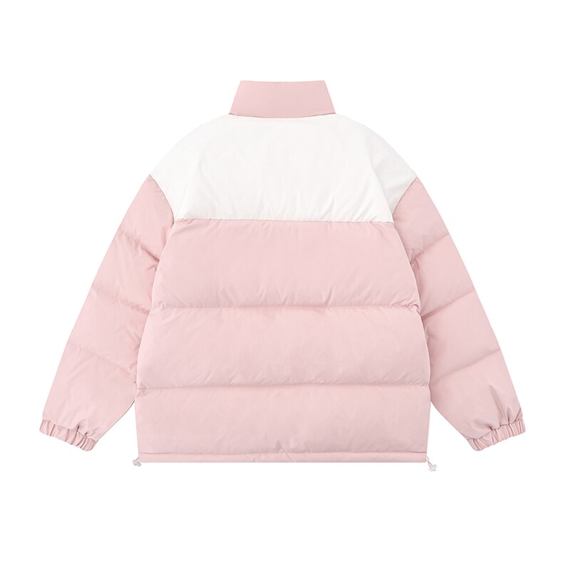 白底23冬季宽松字母印花立领棉服外套TPMY64302特批P85控138,男装棉衣,电商A268-1
