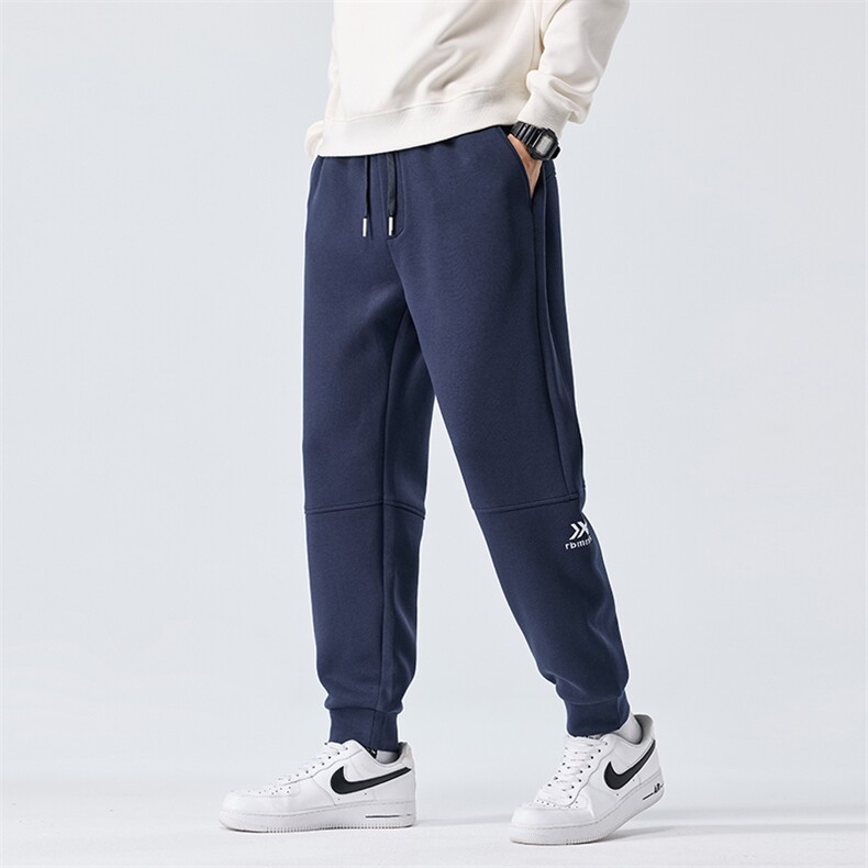 2024秋冬新款男生针织卫裤韩版时尚男士休闲裤束脚长裤N2669-P45,男装休闲裤,星座509