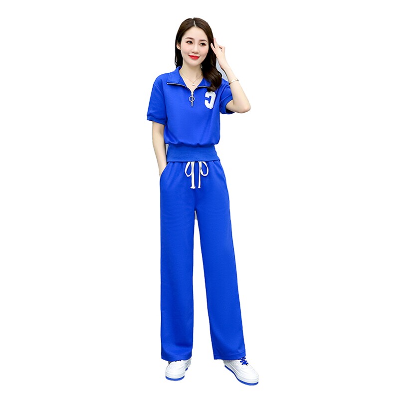2025春秋季新款爱心刺绣休闲卫衣套装女时尚网红炸街运动服两件套,女装套装/套裙,妙形
