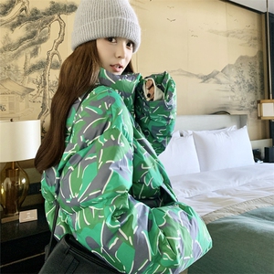 【现货】自制90白鸭绒外套印花羽绒服C158-8616-P255-K358图片