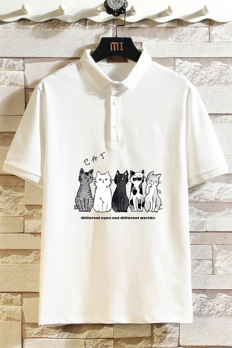 PL57100-P35翻领短袖polo衫男大码胖子半袖t恤男有领保罗衫,男装Polo衫,电商A040A