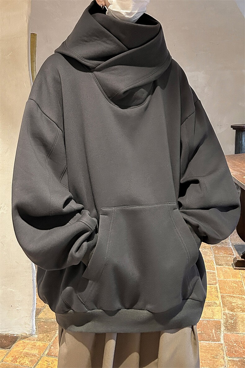 抖音品质！冲锋卫衣男FW00-65加绒款450克真超FWJR00-P85,男装卫衣,电商B367