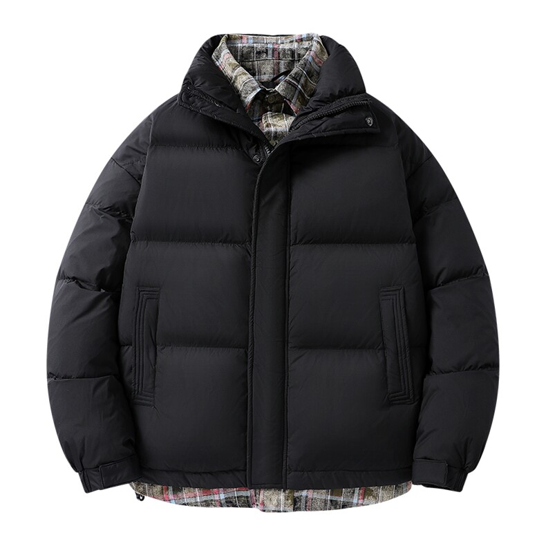 2024新标85羽绒服重磅假两件保暖潮外套A436-0220-P218控价298,男装羽绒服,电商A436