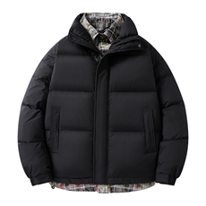 2024新标85羽绒服重磅假两件保暖潮外套A436-0220-P218控价298，男装羽绒服，电商A436