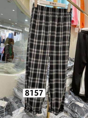 新款格子裤，女装，新雅行-1