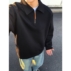 春季新款轻熟休闲风POLO领卫衣WY05512-P55，男装Polo衫，星座308B-2
