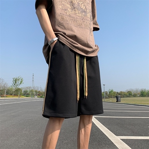 港风 宽松大码休闲裤短裤五分裤A014-DY2330-P40控58图片