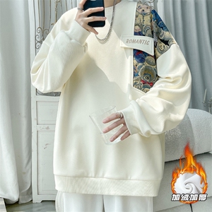 2023 HW23592加绒 旋律风车大码摇粒绒圆领卫衣M-5X HW23792-P50图片