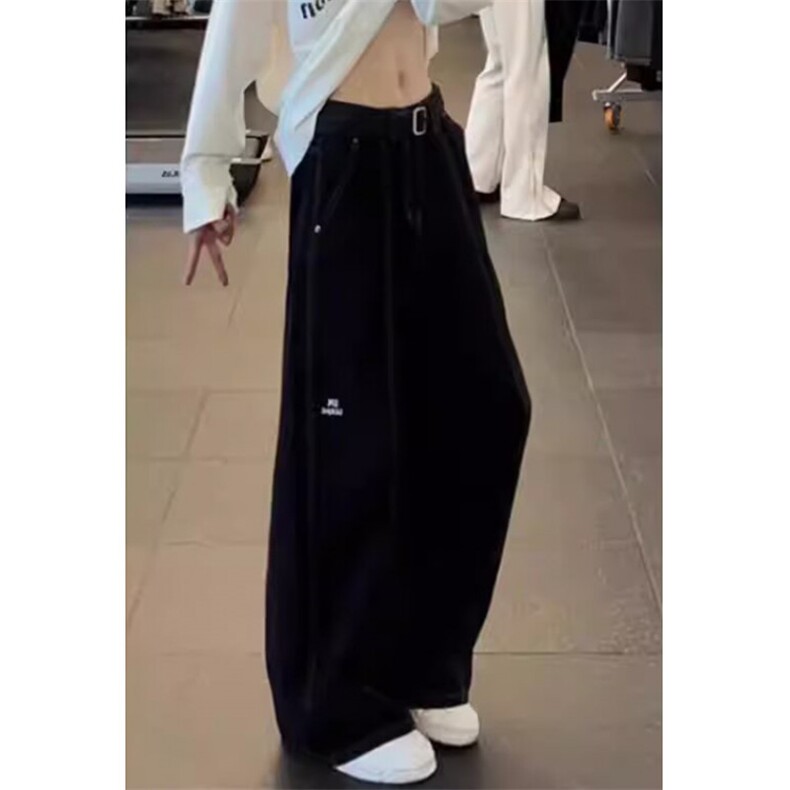 弯刀牛仔裤男女新款宽松高街直筒阔腿镰刀裤子潮NA552，男装牛仔裤，星座1116A（原606A-3）