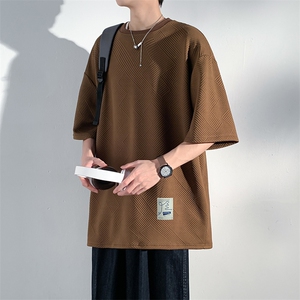 T902 P30 光影墙 重磅350克休闲时尚潮牌半袖男士宽松T恤短袖上衣图片