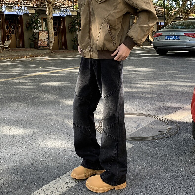 港风潮男新款牛仔裤嘻哈ins潮高街潮流痞帅长裤N0788-P45,男装牛仔裤,星座308B-2
