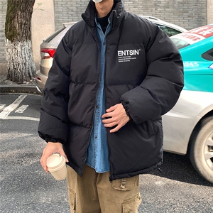 咖啡色主推冬新款保暖立领宽松棉服外套男 MY62039特批65控99图片