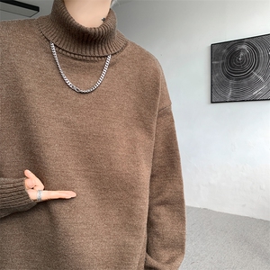 8XL-M 神款搭配！！！特大码高领毛衣男打底衫百搭内搭MY1214P45图片