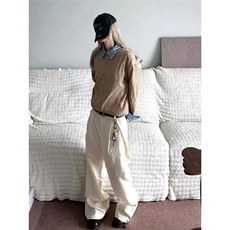 美式复古cleanfit假两件情侣夹克ma1翻领飞行外套男女LJ90055-p65，男装夹克，星座1008
