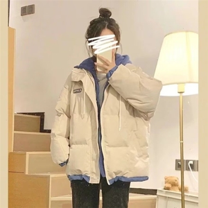 1506-1/MY881/P67休闲假两件连帽外套男潮高街学院风夹克男女同款图片