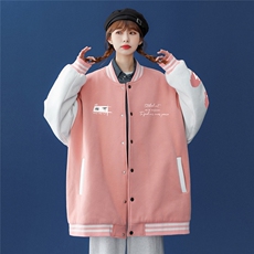 2022春装新款拼接美式复古hiphop棒球服外套夹克潮G112P65控88，男装夹克，A247A