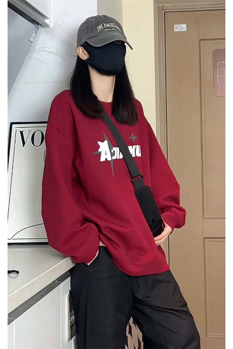 烫花大码330克重磅华棉复合圆领发泡印休闲卫衣W4644-P36【特价】,男装卫衣,电商A007