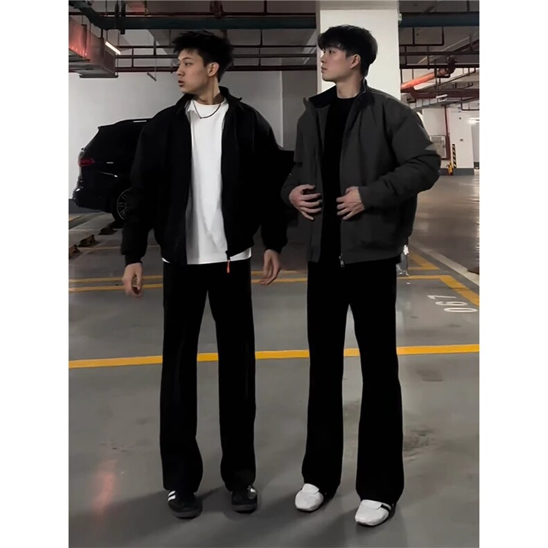 cleanfit美式微喇毛呢西裤高街风春季休闲长裤男潮牌LMN100-P58,男装西裤,星座1008