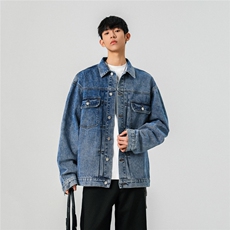 2025款抖音品质牛仔夹克宽松韩版工装潮流水洗外套N995/P98，男装工装外套，星座202