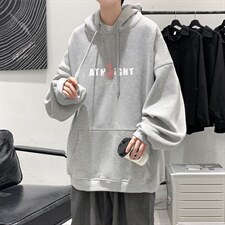 秋冬韩版卡通字母长袖连帽卫衣上衣外套B208-WY1007-P50控68，男装卫衣，电商B208