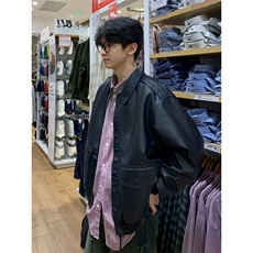 网图现货加厚加棉皮衣飞行员外套1209-1-JK19-P90主推可谈，男装皮衣，星座1209-1