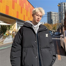 冬新款机理感暗条纹立领棉衣加厚棉袄MY237-P105控148抖音控168，男装棉衣，电商B370