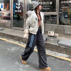 W597-P108大毛领美式复古连帽棉服2025年冬新款面包服外套棉衣，男装棉衣，星座911-1