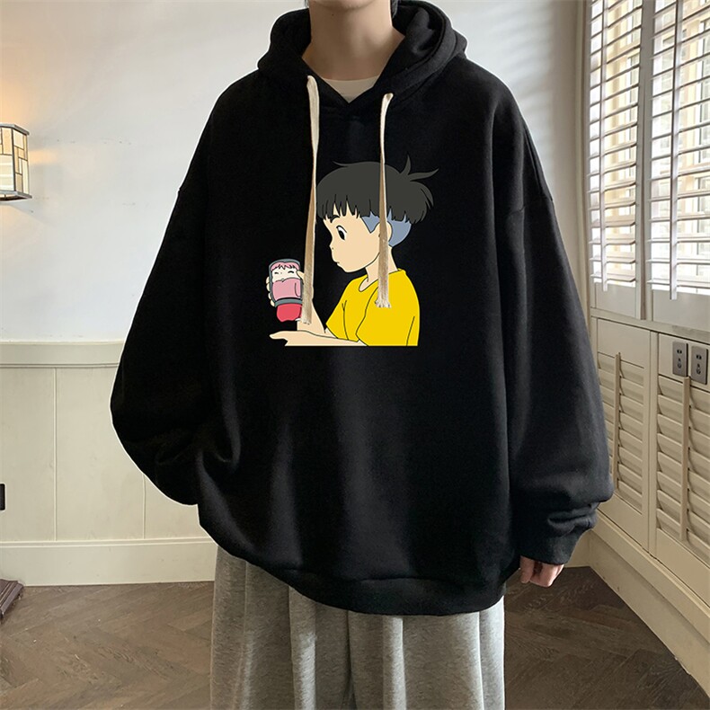 纯棉连帽卫衣男大码运动帽衫宽松薄WY2200-P35 加绒款-P40图片