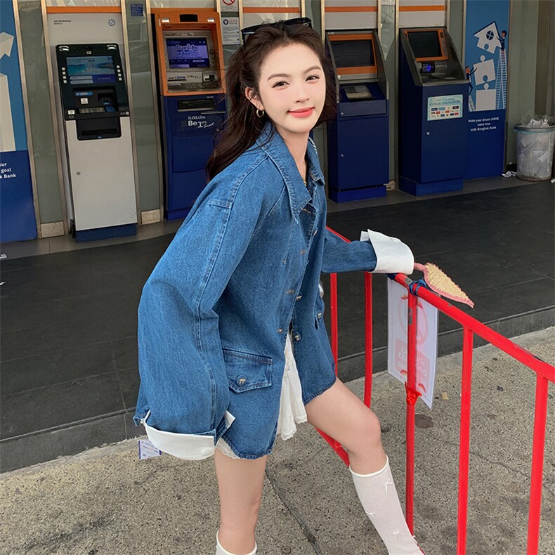 大货已出2025牛仔春款外套2C216-W2025-P150-K218,女装短外套,2C216
