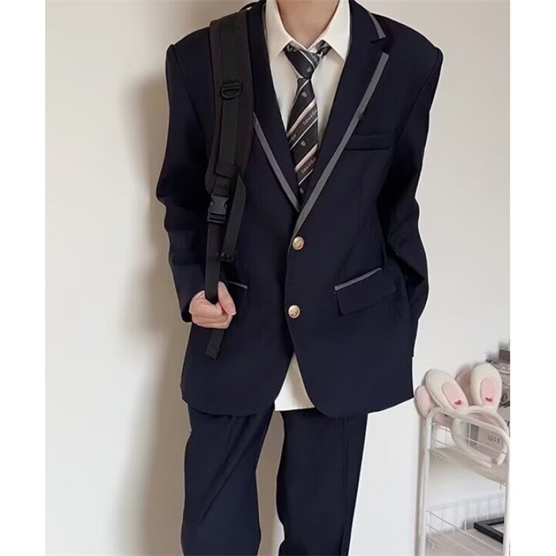 原宿流行ins慵懒日系新款简约学院风西装外套气质文艺XCC01,男装西服,星座1116A（原606A-3）