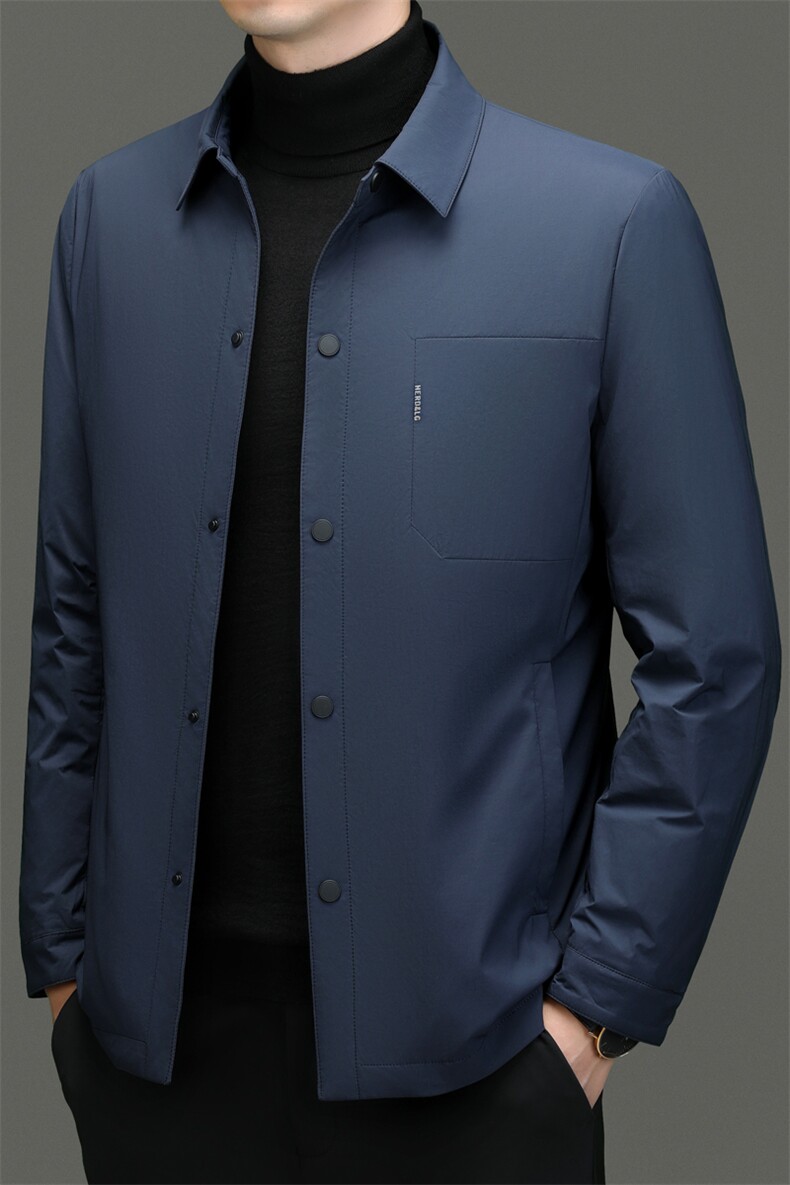 C91712钱塘2020-2冬季厚款商务休闲简约中年男士羽绒服P260,男装羽绒服,钱塘207-2