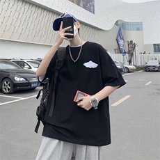 夏季潮牌男士短袖t恤男潮流上衣情纯棉精梳190克C33P35，男装T恤，星座1116-2