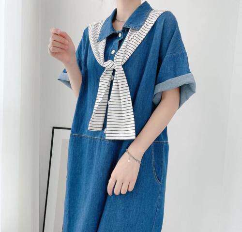 牛仔大版防晒，女装，伊媚儿