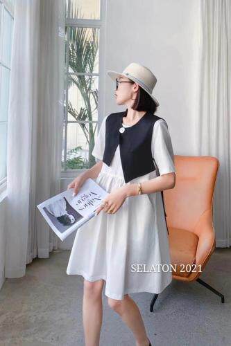 两件套连衣裙，女装连衣裙，雪蘭桐