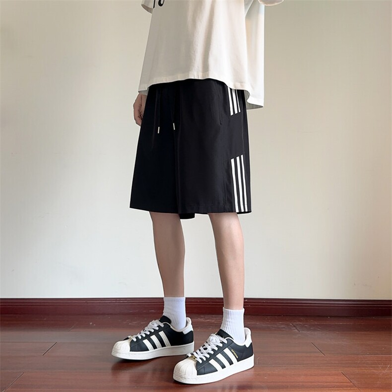 ！2025夏季新款男士冰丝短裤垂感运动五分裤DK340特P25控49,男装休闲裤,电商B220