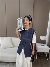 韩版马甲，女装马甲，mo cha dan