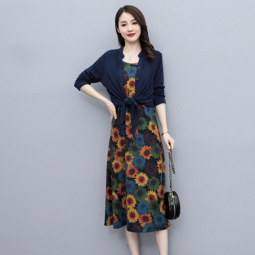 2025春季时尚简约大方气质优雅收腰显瘦休闲修身百搭潮流两件套，女装套装/套裙，施恩睿棋