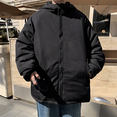 美式高街pu皮棉服男冬季痞帅宽松面包服外套潮牌设计感棉衣，男装棉衣，星座716-2