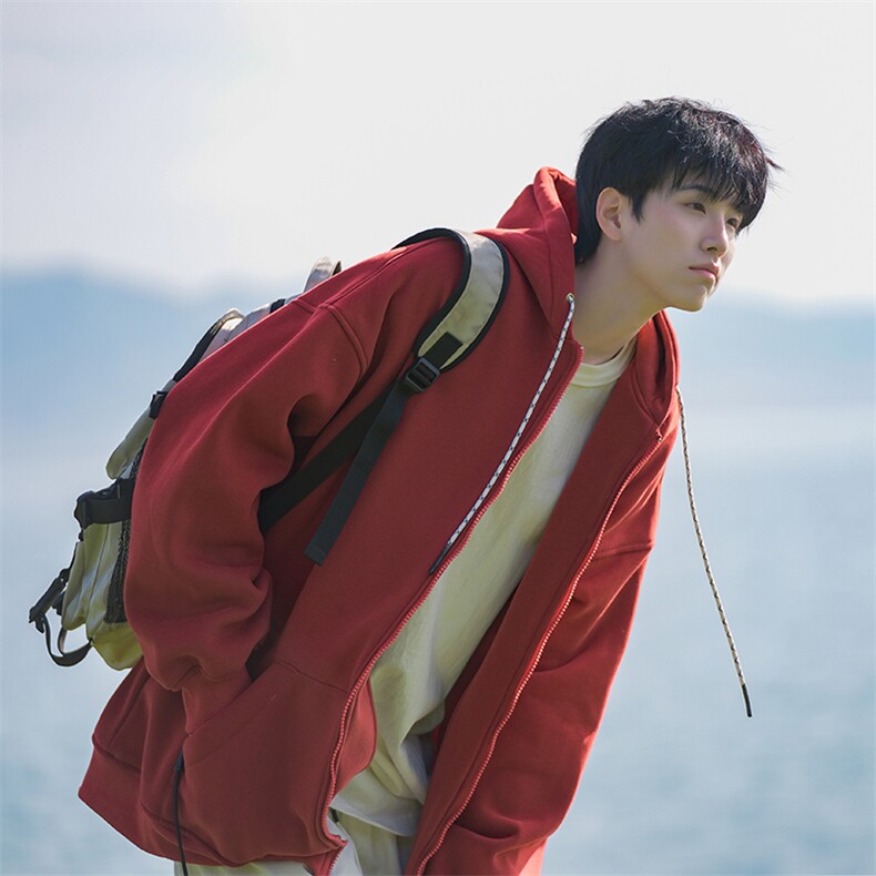 B225-A6429-P78-X98-连帽拉链卫衣-聚酯纤维,男装卫衣,电商B225