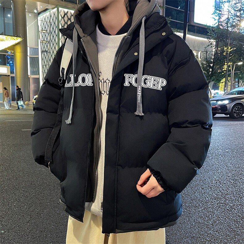 2023男冬季新款保暖棉衣假两件宽松加厚大码外套MY6613特P90控138，男装棉衣，电商A086