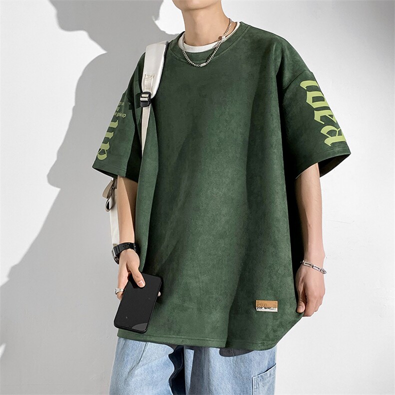 新款短袖男日系白墙夏季t恤休闲百搭印花圆领T恤男上衣TC3136-P35,男装T恤,星座717