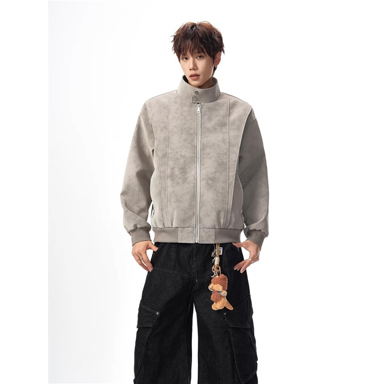 1506/Q3700/P65外套男款春装古着飞行夹克痞帅解构机车棒球服,男装夹克,星座1506