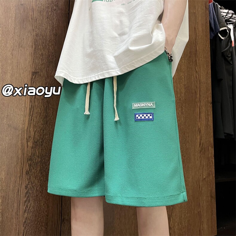 XZ616夏秋衔接新款贴标华夫格休闲短裤TY369P35控48,男装休闲裤,星座512A（原616）